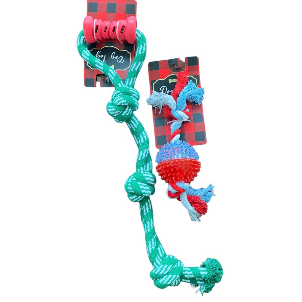 WOOF 2 Rope Tugger Toys
